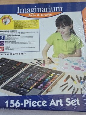 Imaginarium 156-Piece Home Art Mixed Media Set - Multicolor